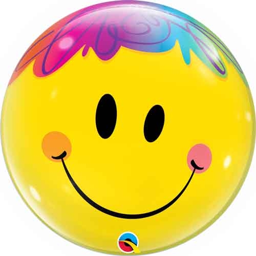 22" Bubble - Bright Smile Face