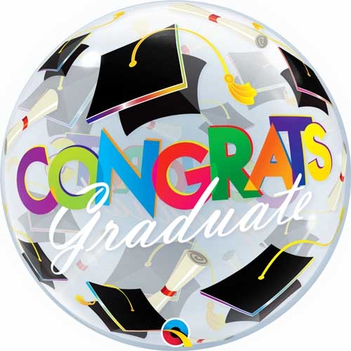 22" Bubble - Graduation Congrats
