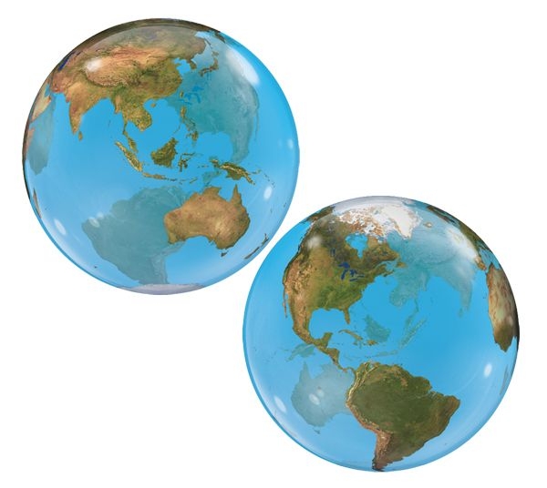 22" Bubble - Planet Earth (Globe)