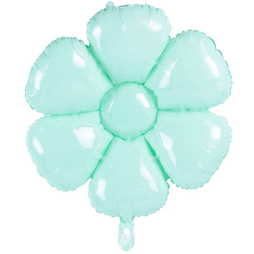 22" Daisy Flower Tiffany Green Balloon Air-Fill unpacked