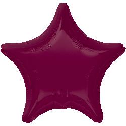 19" Foil Star - Berry balloon