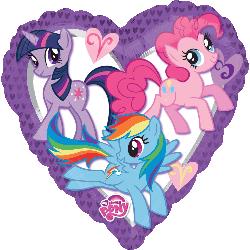 18" My Little Pony Heart balloon
