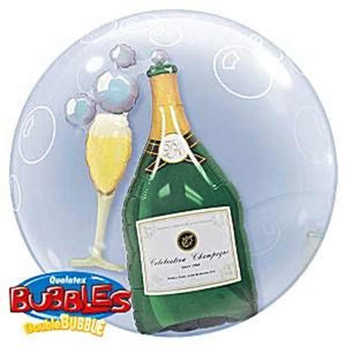 24" Dble Bubble - Bubbles Champagne