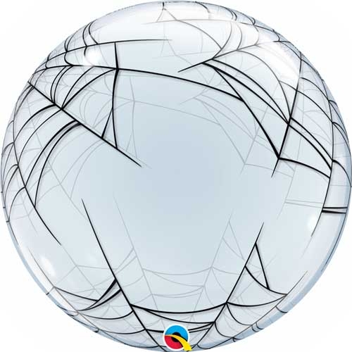 24" Spider Web Deco Bubble