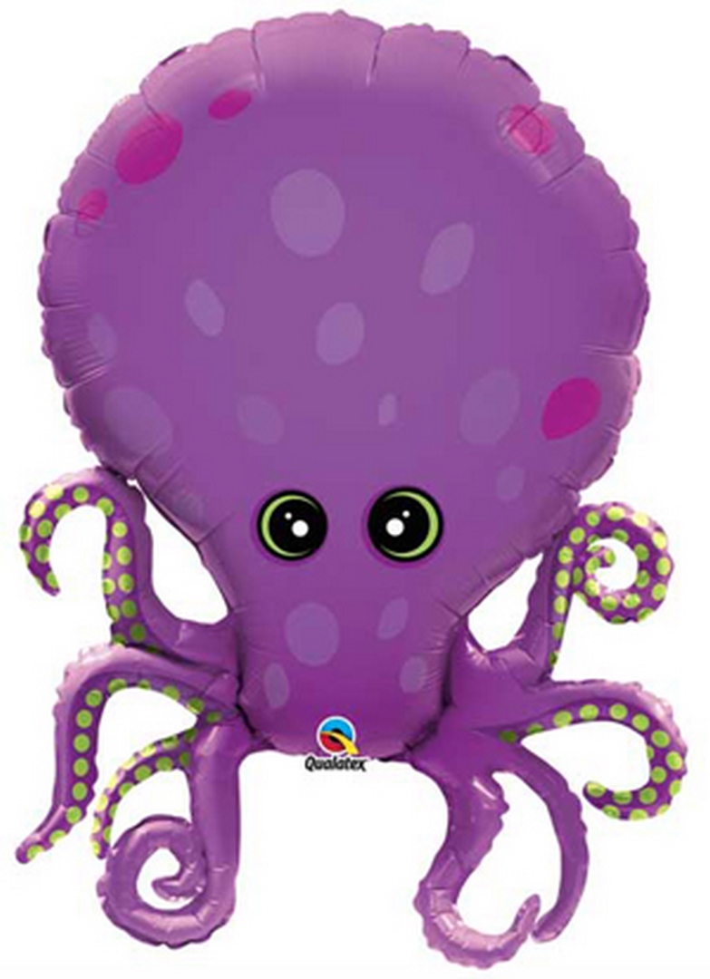 35" Foil Shape - Amazing Octopus balloon