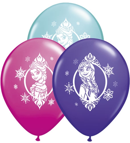 (25) 11" Disney Frozen - Special Assorted balloons