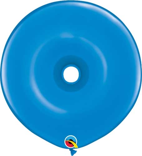 (25) 16" Donut Dark Blue balloons