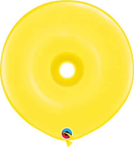 (25) 16" Donut Yellow balloons