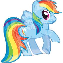 Shape My Little Pony Rainbow Dash 28"x 27" balloon