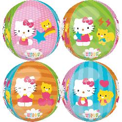 ORBZ Foil Hello Kitty (4 images) 15"x16" balloon