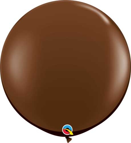 Q (2) 36" Fashion Chocolate Brown balloons