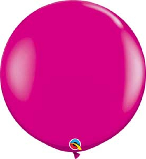 Q (2) 36" Fashion Wild Berry balloons