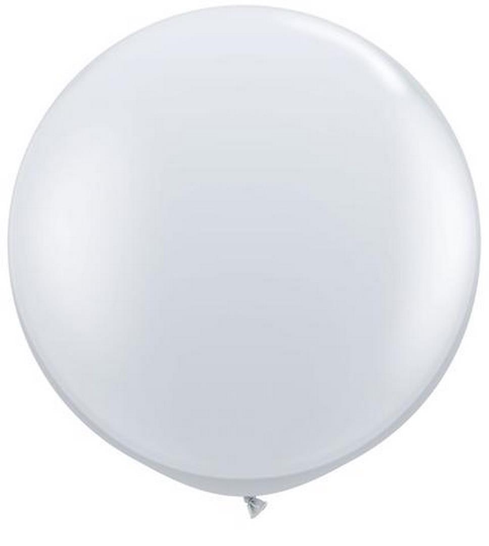 Q (2) 36" Standard White balloons