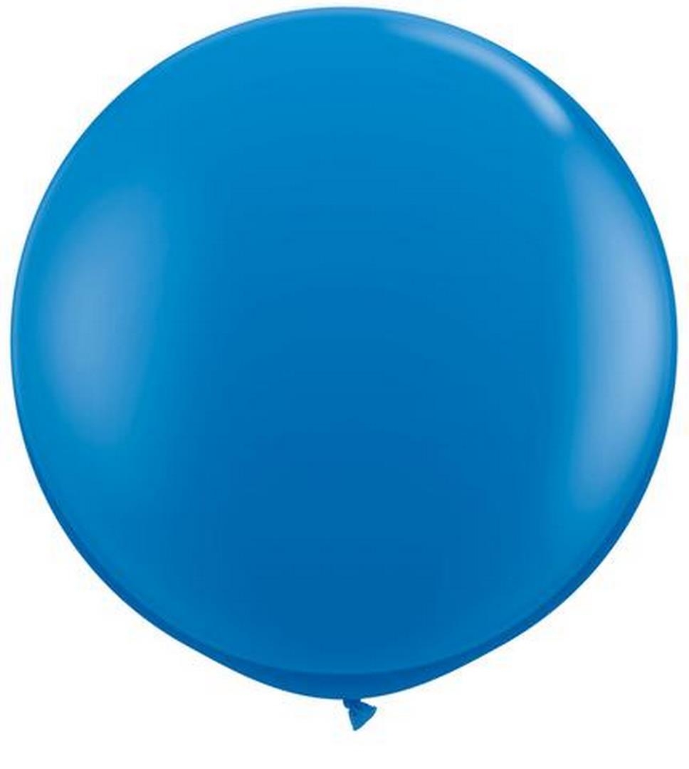 Q (2) 36" Standard Dark Blue balloons