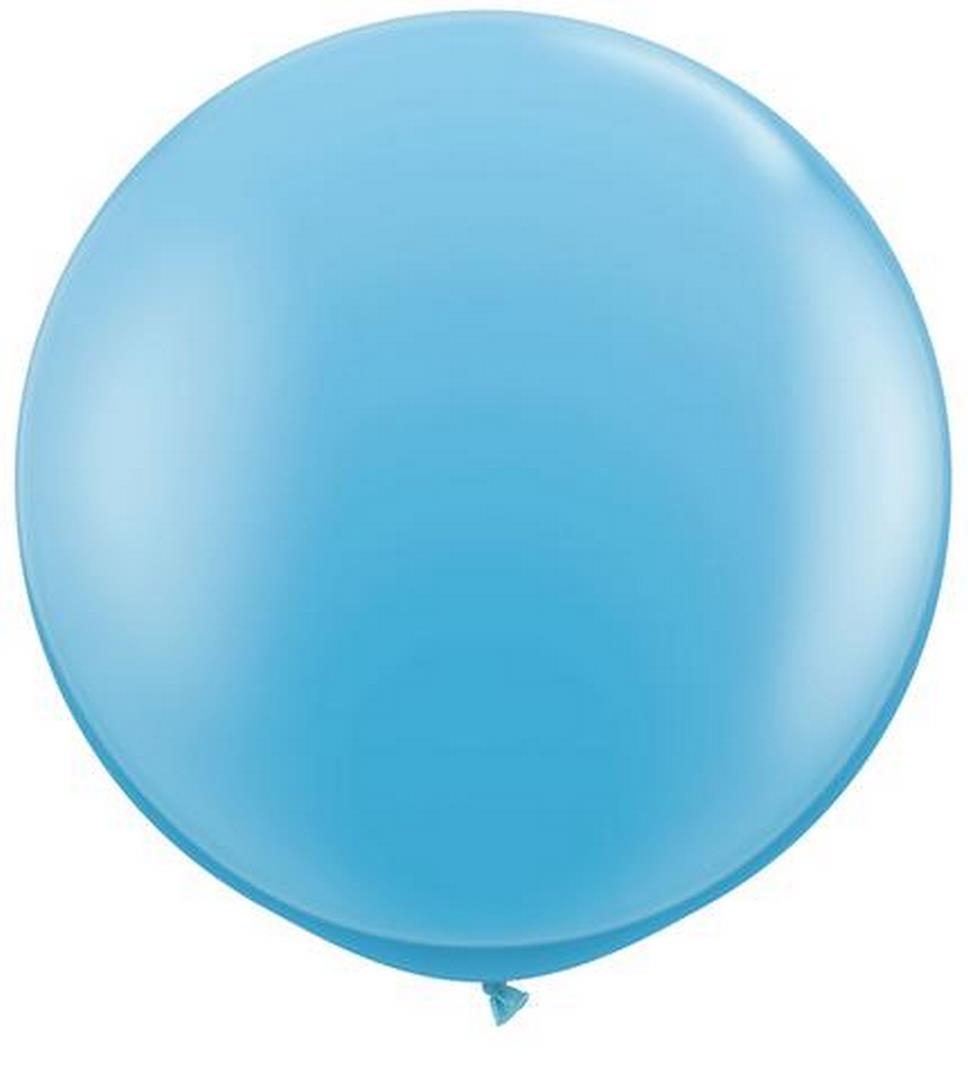 Q (2) 36" Standard Pale Blue balloons