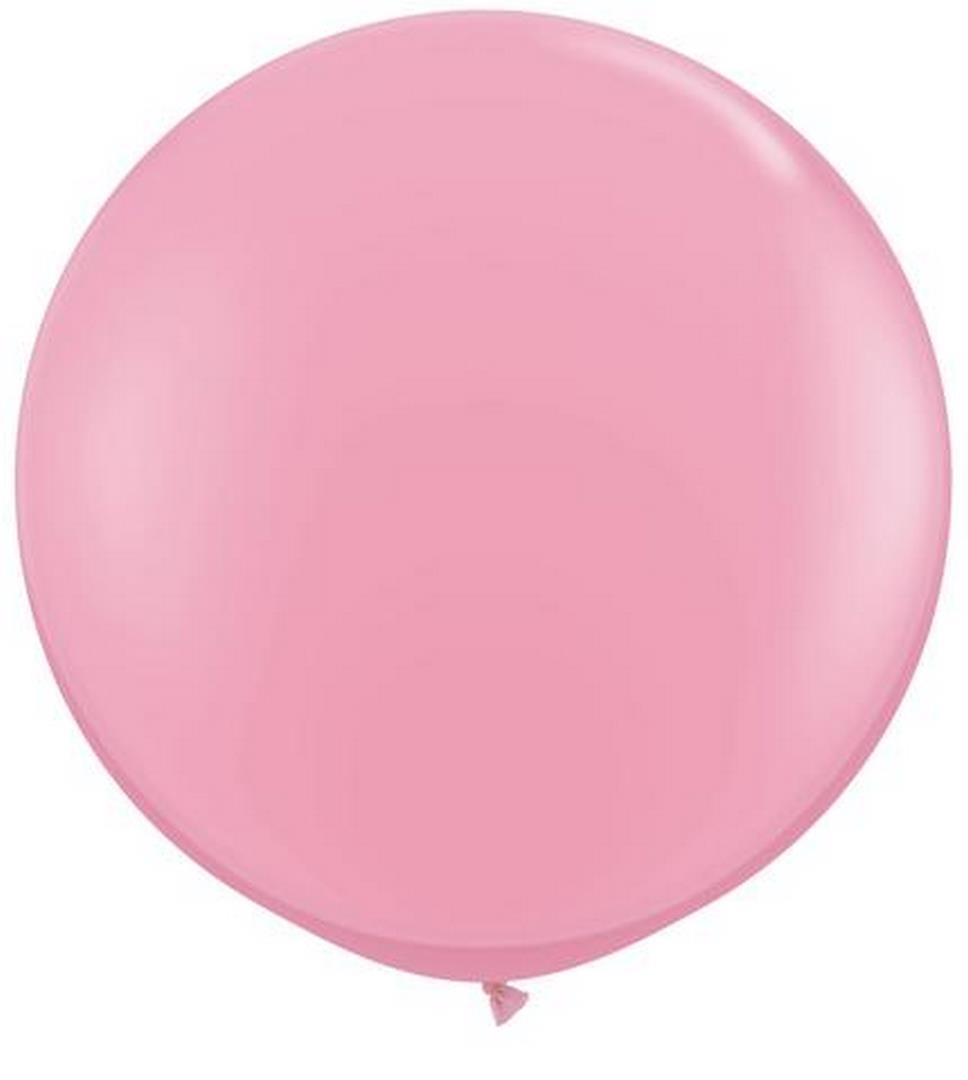 Q (2) 36" Standard Pink balloons