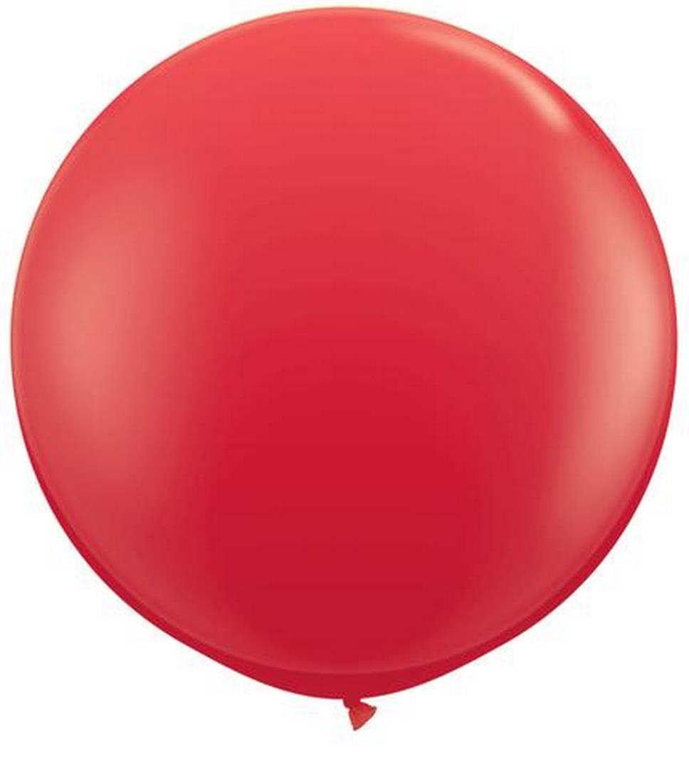 Q (2) 36" Standard Red balloons
