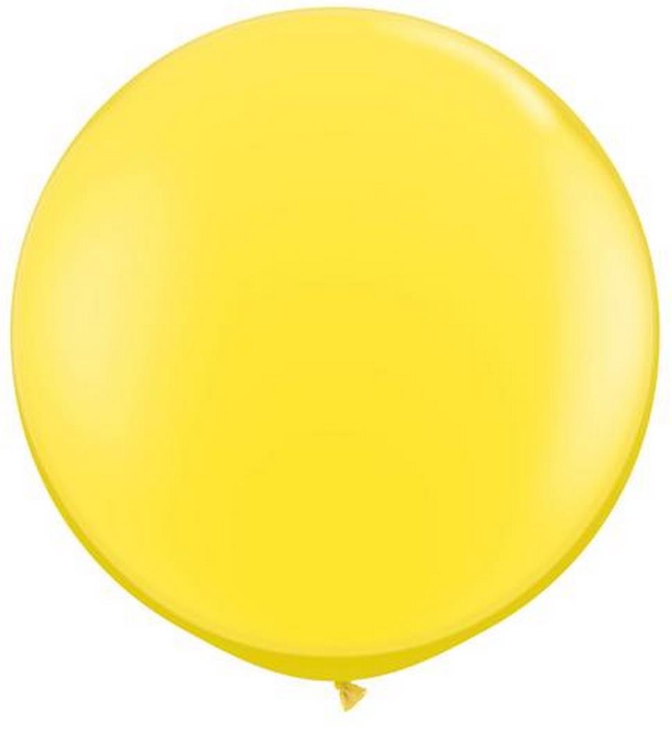 Q (2) 36" Standard Yellow balloons