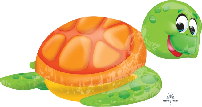 Shape Ultra - Silly Sea Turtle 31"x 20" balloon