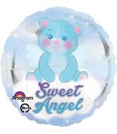 18" Foil - Sweet Angel Boy balloon