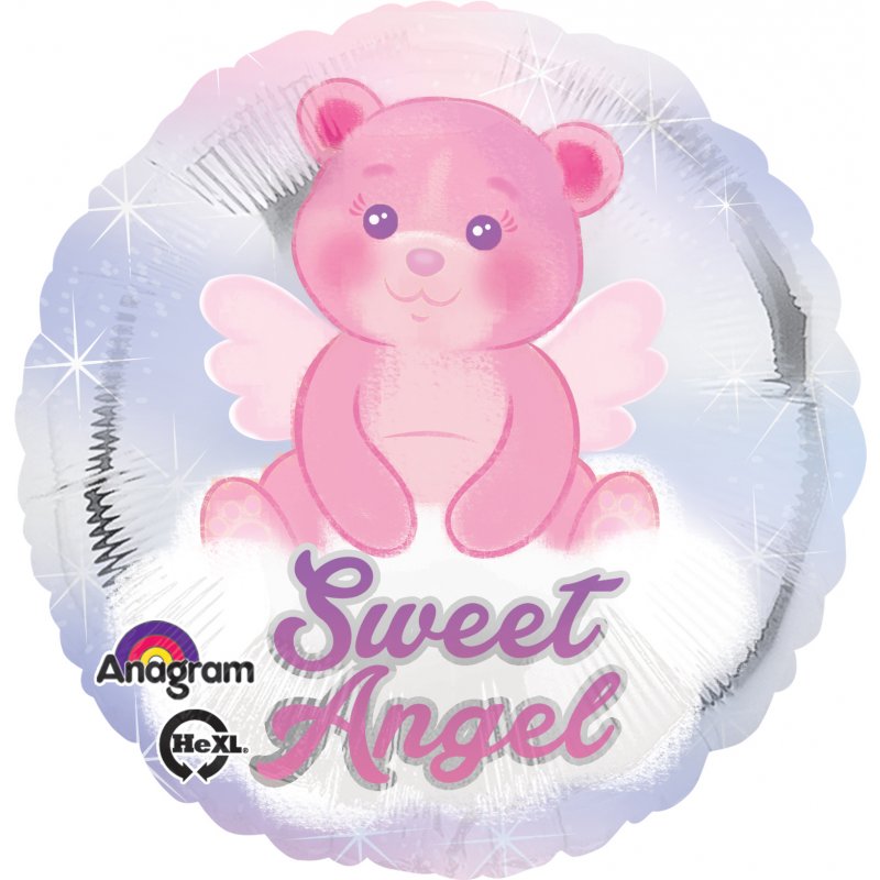 18" Foil - Sweet Angel Girl balloon
