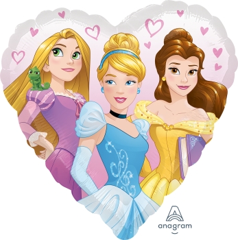18" Foil Disney Princess Dream Big Heart balloon