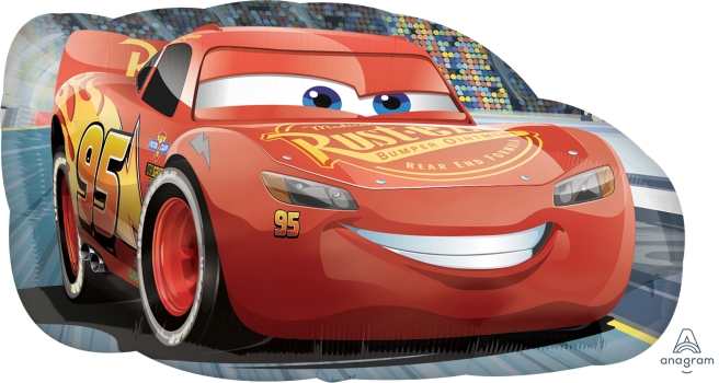 Shape Disney Cars Lightning McQueen balloon
