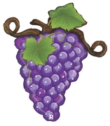 Shape Linky Grapes Purple 31" balloon