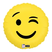 BET 18" Foil Emoji Wink balloon