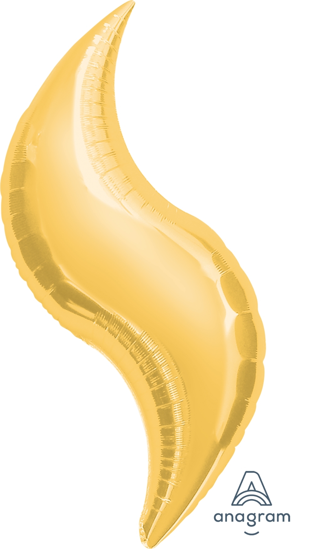 36" Gold Curve balloon