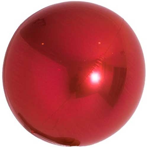 (3) 7" Red Spheroid balloon