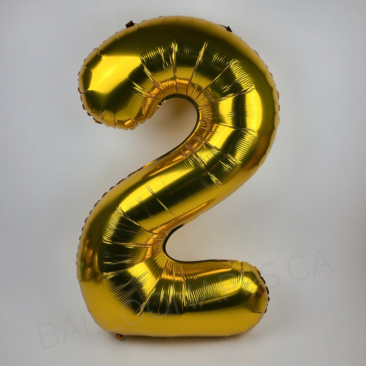 40" Econo Number #2 Gold balloon