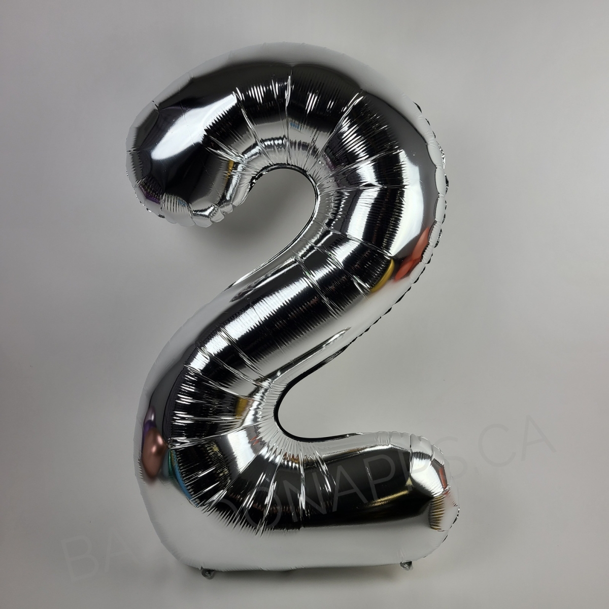 40" Econo Number #2 Silver balloon