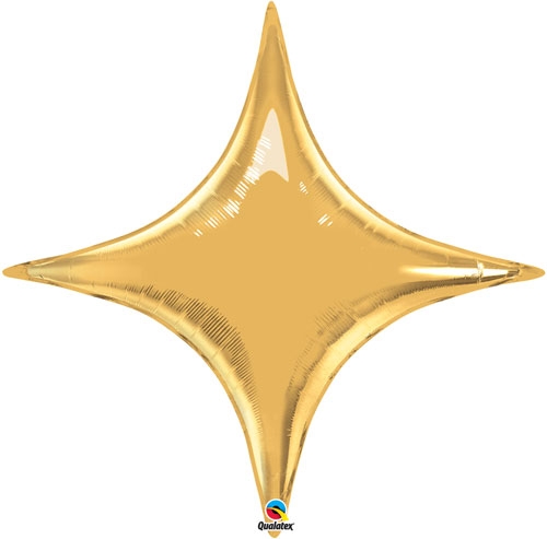40" Shape - Starpoint - Gold balloon