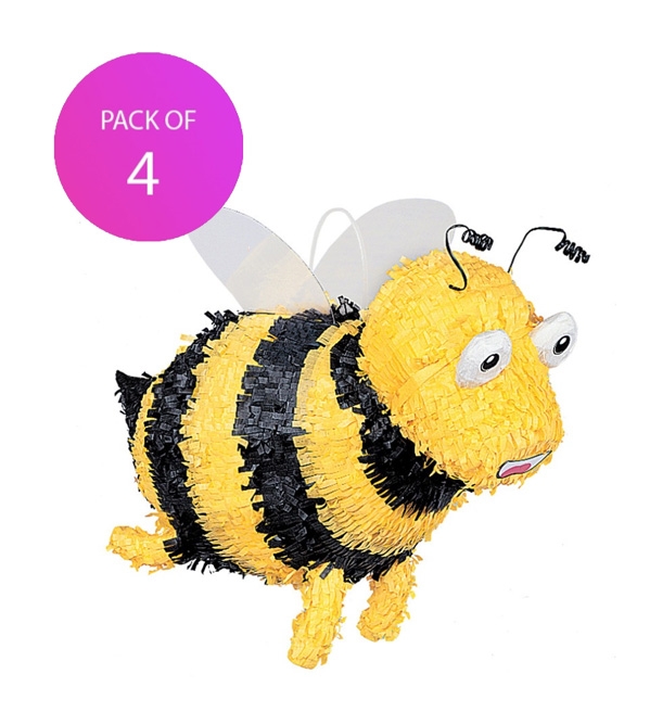 (4) Bee Pinata - Pack of 4