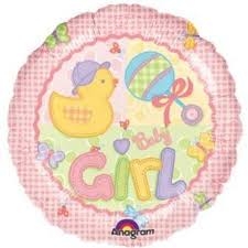 4" Foil - Hugs & Stitches - Girl Airfill Heat Seal Required balloon