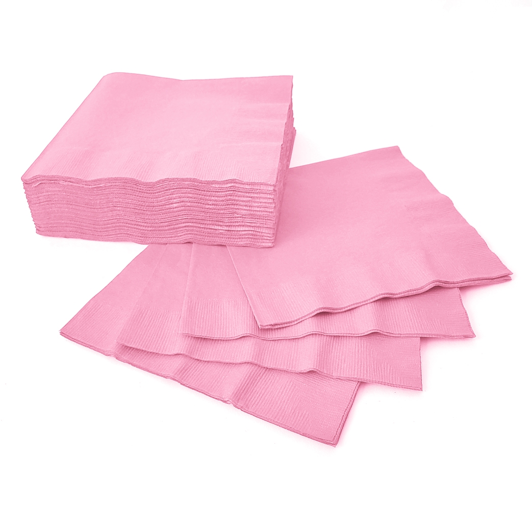 (50) Luncheon Napkins - New Pink