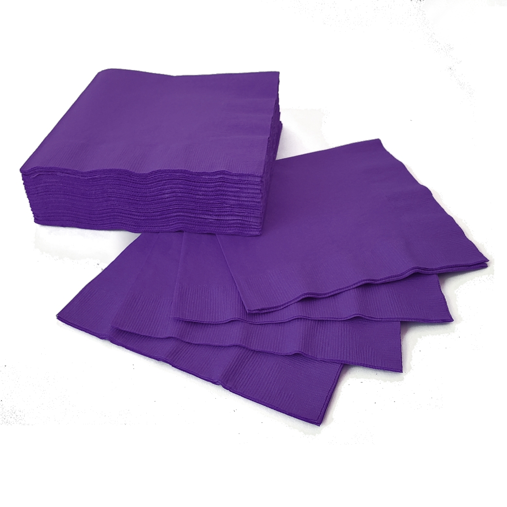 (50) Luncheon Napkins - Purple*