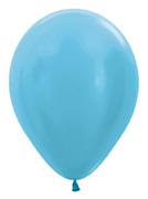 BET (100) 5" Pearl Caribbean Blue balloons