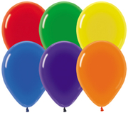 BET (100) 5" Crystal Assorted balloons
