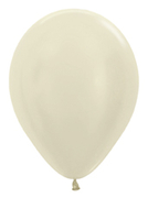 BET (100) 5" Pearl Ivory balloons