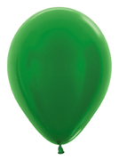 SEM (100) 5" Metallic Green balloons
