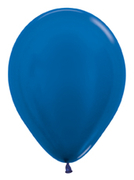 BET (100) 5" Metallic Blue balloons