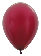 BET (100) 11" Metallic Burgundy balloons