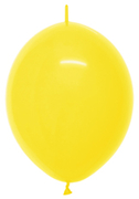 BET (50) 12" Link-O-Loon Fashion Yellow balloons