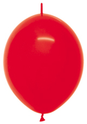 BET (50) 12" Link-O-Loon Fashion Red balloons