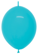 BET (50) 12" Link-O-Loon Deluxe Turquoise Blue balloons