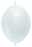 BET (50) 12" Link-O-Loon Pearl White balloons
