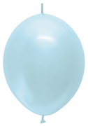 BET (50) 12" Link-O-Loon Pearl Blue balloons