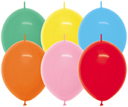 BET (50) 6" Link-O-Loon Fashion Assorted balloons